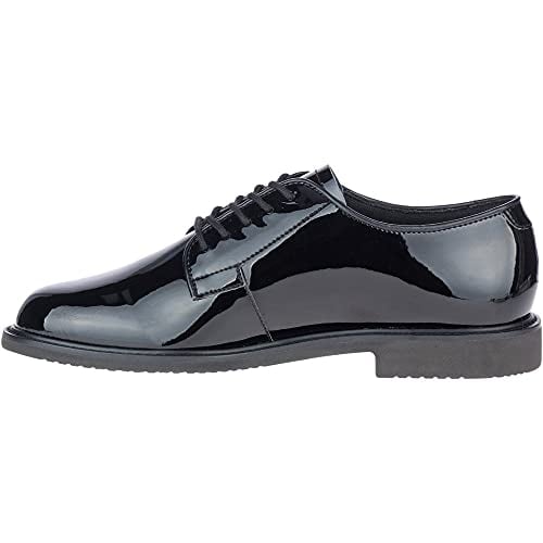 Bates Mens Sentry Oxford High Gloss BLACK Image 3