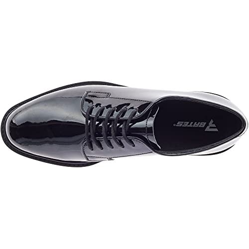 Bates Mens Sentry Oxford High Gloss BLACK Image 4