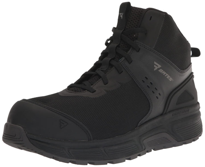 Bates Mens Jumpstart Mid Military and Tactical Boot RED/BLACK Image 1