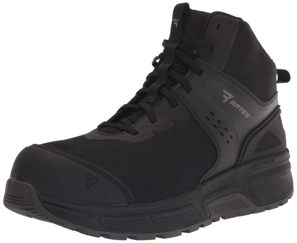 Bates Mens Jumpstart Mid Military and Tactical Boot RED/BLACK Image 2