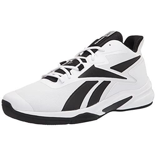 Reebok Mens More Buckets Basketball Shoes White Black Silver Size Available Image 4