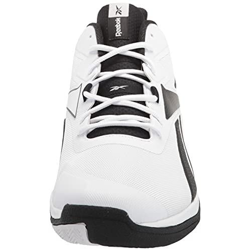 Reebok Mens More Buckets Basketball Shoes White Black Silver Size Available Image 2