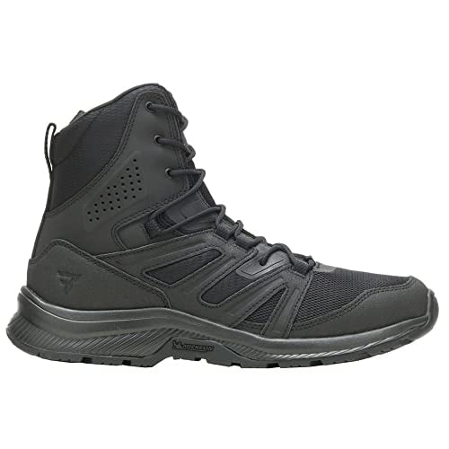 Bates Mens Rallyforce Tall Zip Military and Tactical Boot BLACK Image 1