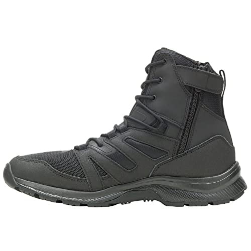 Bates Mens Rallyforce Tall Zip Military and Tactical Boot BLACK Image 3