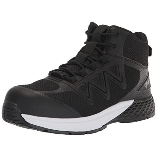 Bates Mens Rush Mid Work Composite Toe Military and Tactical Boot BLACK Image 1