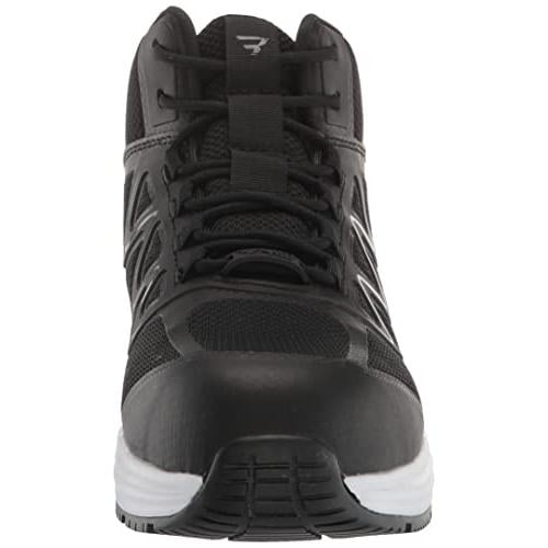 Bates Mens Rush Mid Work Composite Toe Military and Tactical Boot BLACK Image 2