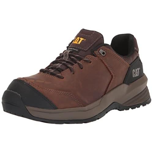 Cat Footwear Mens Streamline 2.0 Leather Ct Construction Shoe CLAY Image 2