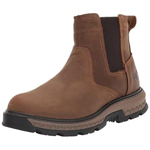 Cat Footwear Mens Exposition Chelsea Construction Boot PYRAMID Image 1