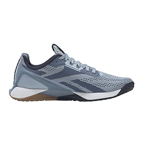 Reebok Womens Nano X1 Cross Trainers Gable Grey Blue Slate Vector Navy H02839 Image 1