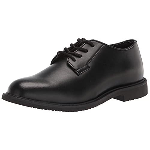 Bates Womens Sentry Oxford High Shine Uniform Dress Shoe BLACK Image 1