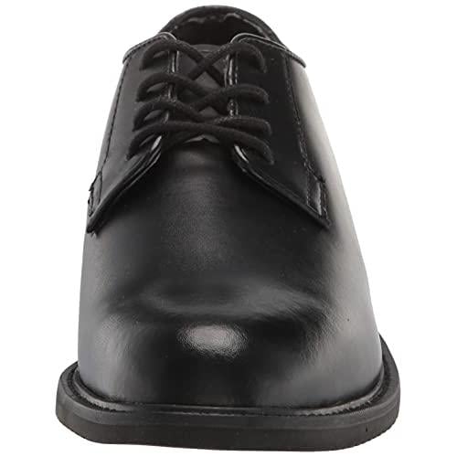 Bates Womens Sentry Oxford High Shine Uniform Dress Shoe BLACK Image 2