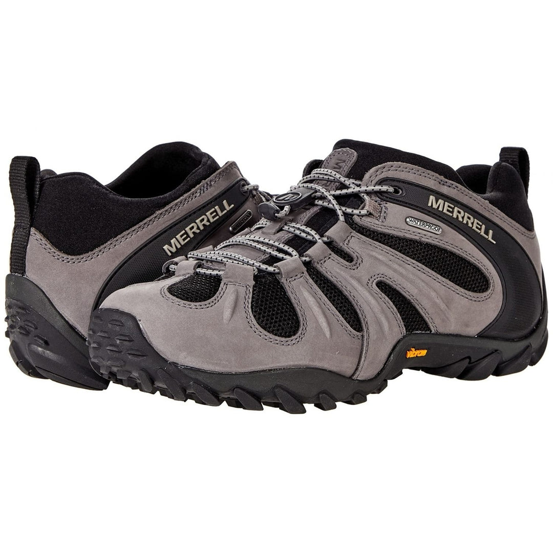 Merrell Mens Chameleon 8 Stretch Waterproof Hiking Shoe CHARCOAL Image 2