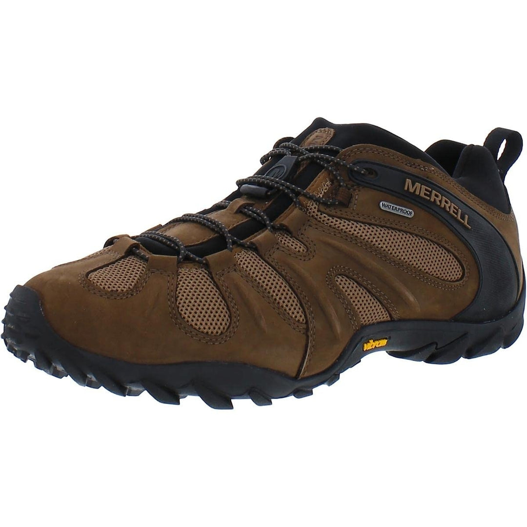 Merrell Mens Chameleon 8 Stretch Waterproof Hiking Shoe CHARCOAL Image 3