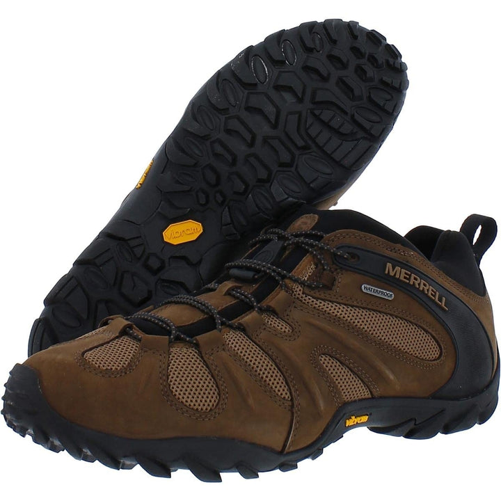 Merrell Mens Chameleon 8 Stretch Waterproof Hiking Shoe CHARCOAL Image 4