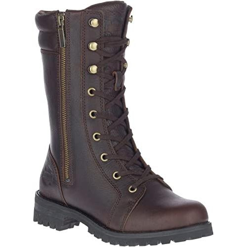 Harley-Davidson Womens Nolana 9" Motorcycle Boot BROWN Image 1