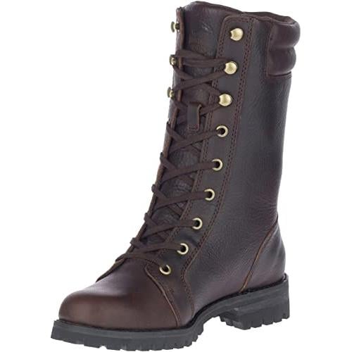 Harley-Davidson Womens Nolana 9" Motorcycle Boot BROWN Image 2