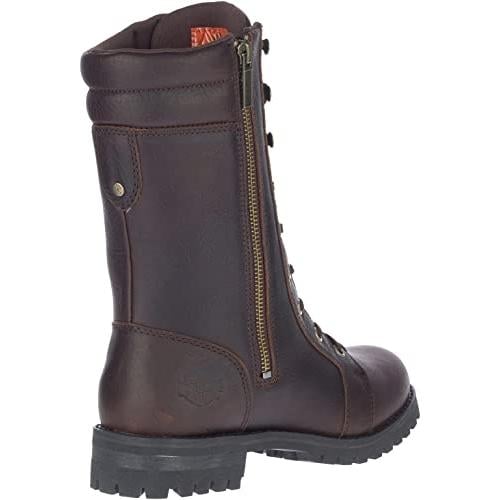 Harley-Davidson Womens Nolana 9" Motorcycle Boot BROWN Image 3