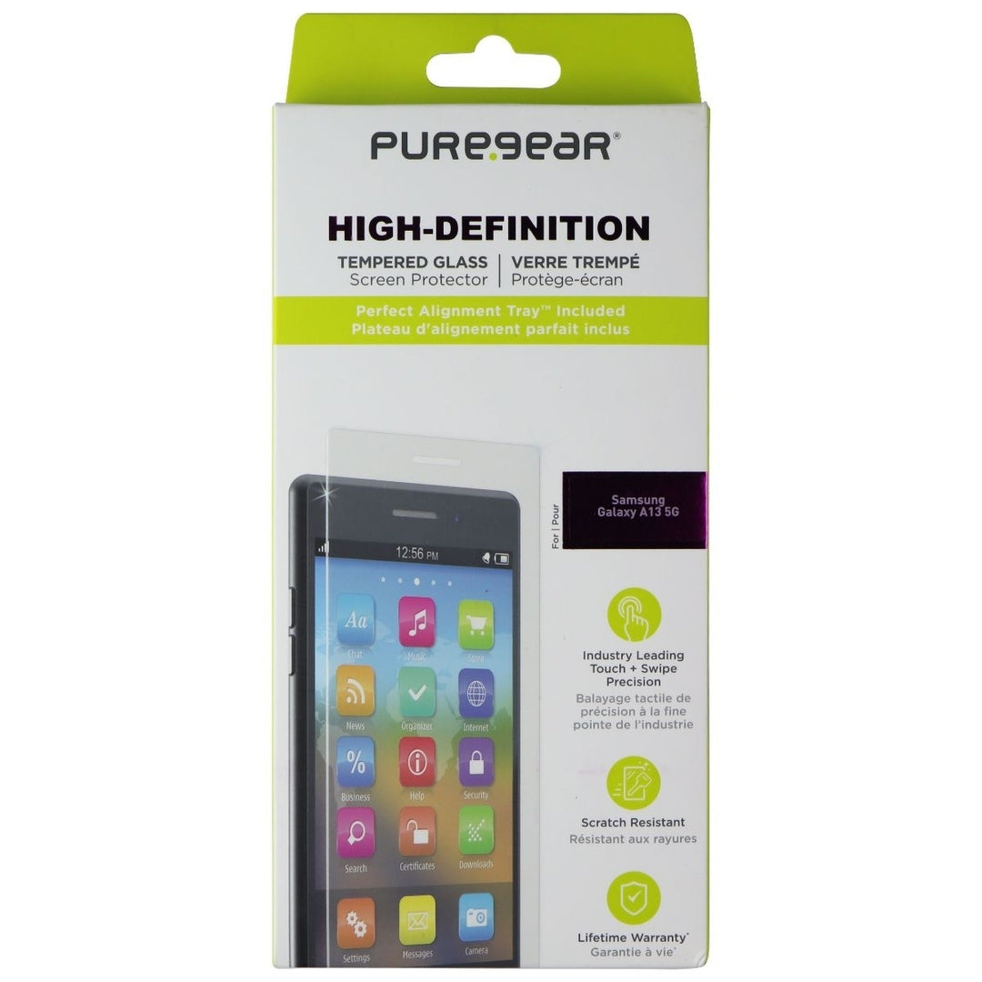 PureGear High-Definition Tempered Glass for Samsung Galaxy A13 5G Image 1