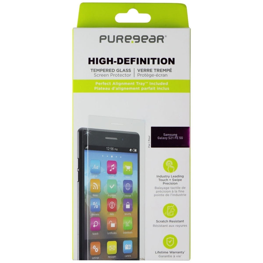 PureGear HD Tempered Glass Screen Protector for Samsung Galaxy S21 FE 5G Image 1