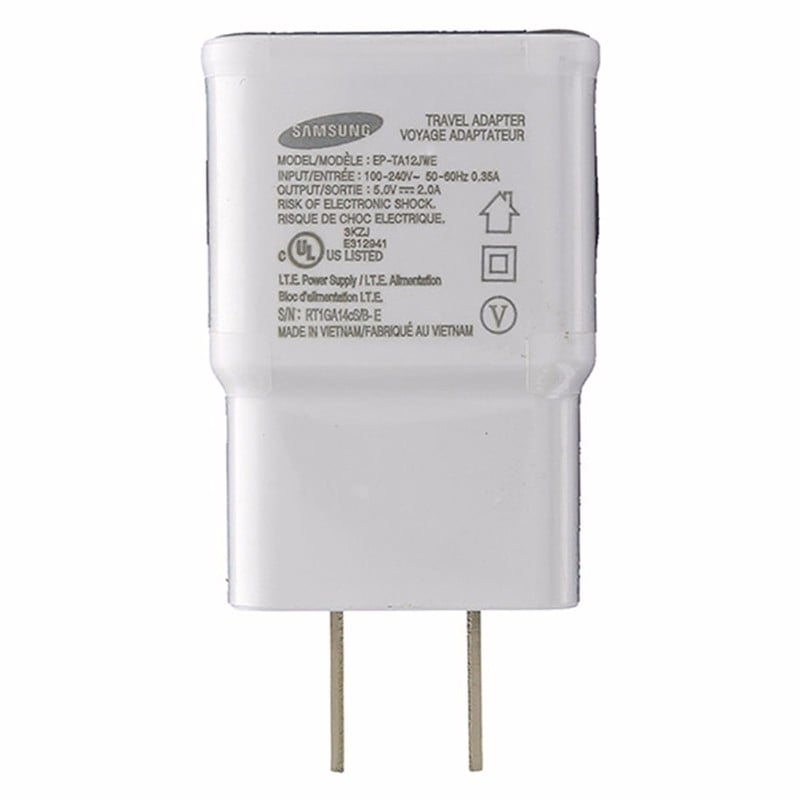 Samsung (EP-TA12JWE) 5V 2A Wall Adapter for USB Devices - White Image 4