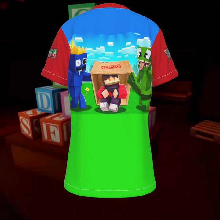 Kids Rainbow Friends VS Craft Shirt Image 2