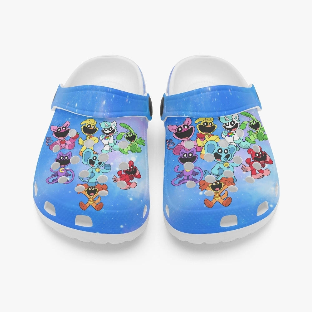 Kids Smiling Critters Clogs Lightweight EVA Anti-Slip Indoor Outdoor Footwear Image 2