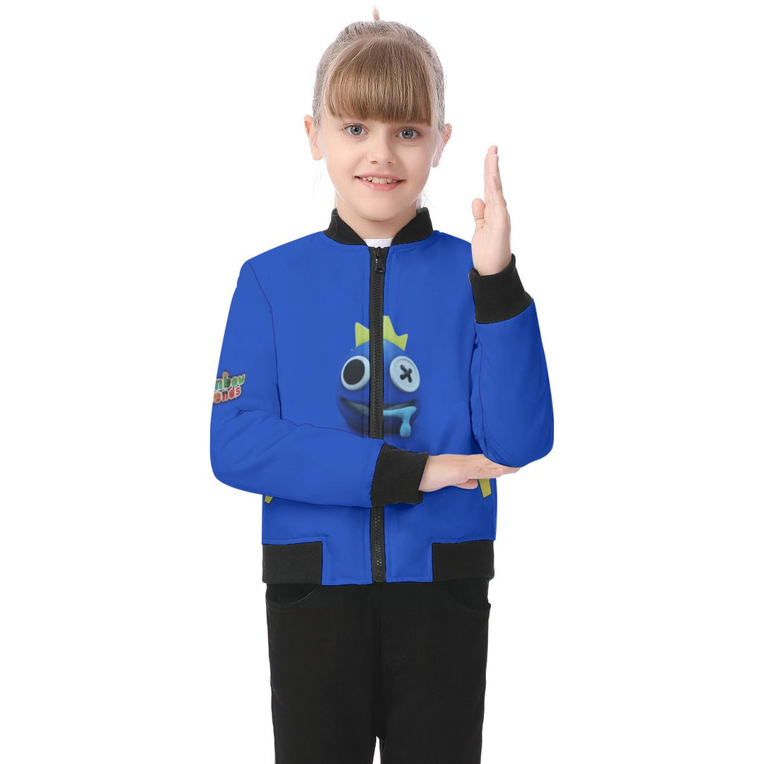 Kids Rainbow Friends Bomber Jacket Image 1