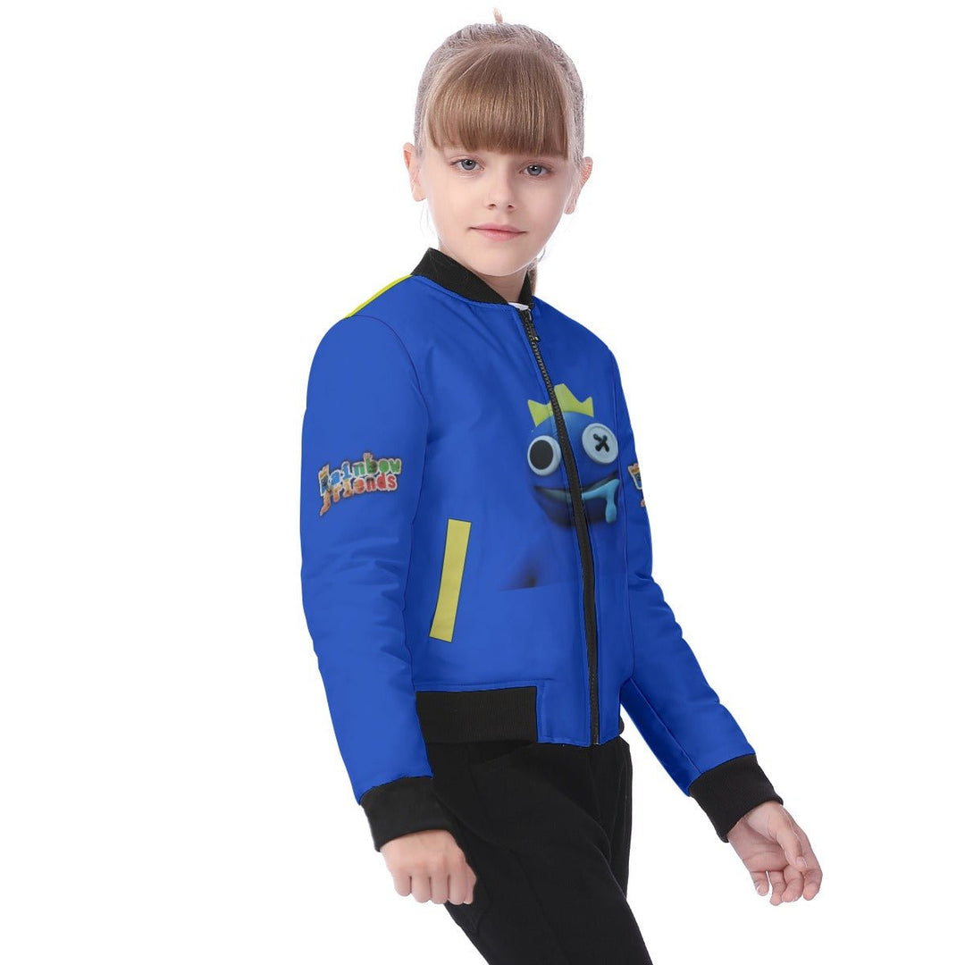 Kids Rainbow Friends Bomber Jacket Image 2