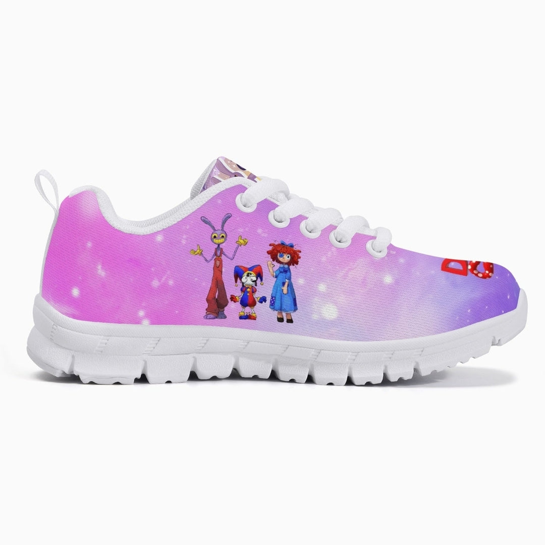 Kids Amazing Digital Circus Sneakers Pink Lightweight Mesh Size Up Recommended Image 8