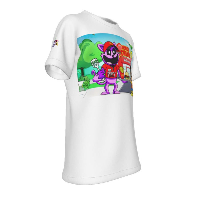 Kids Purple Cat Youtube Inspired Catnap T-Shirt Image 3