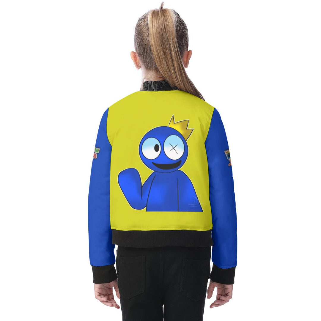 Kids Rainbow Friends Bomber Jacket Image 4