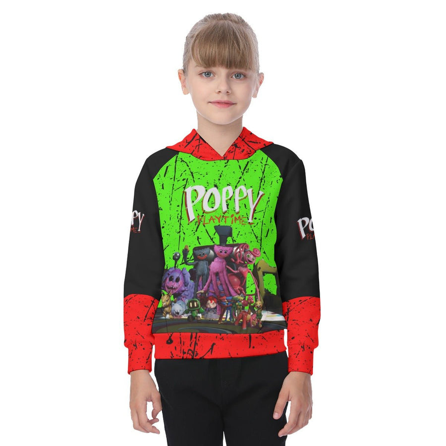 Kids Huggy Wuggy Poppy Playtime Hoodie Image 1