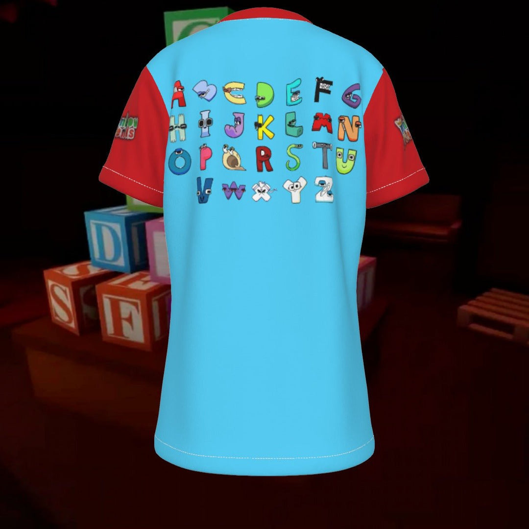 Kids Rainbow Friends Alphabet Lore Shirt Image 2