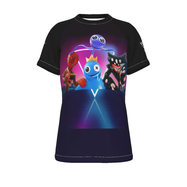 Kids Rainbow Friends Killy Willy Purple Blue Shirt Image 1