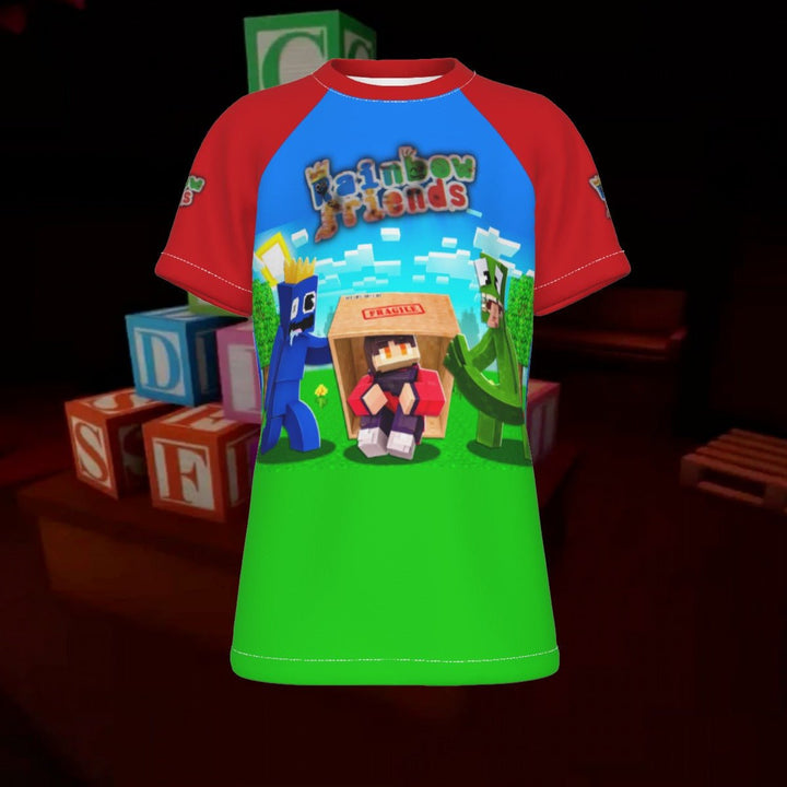 Kids Rainbow Friends Shirt Image 1