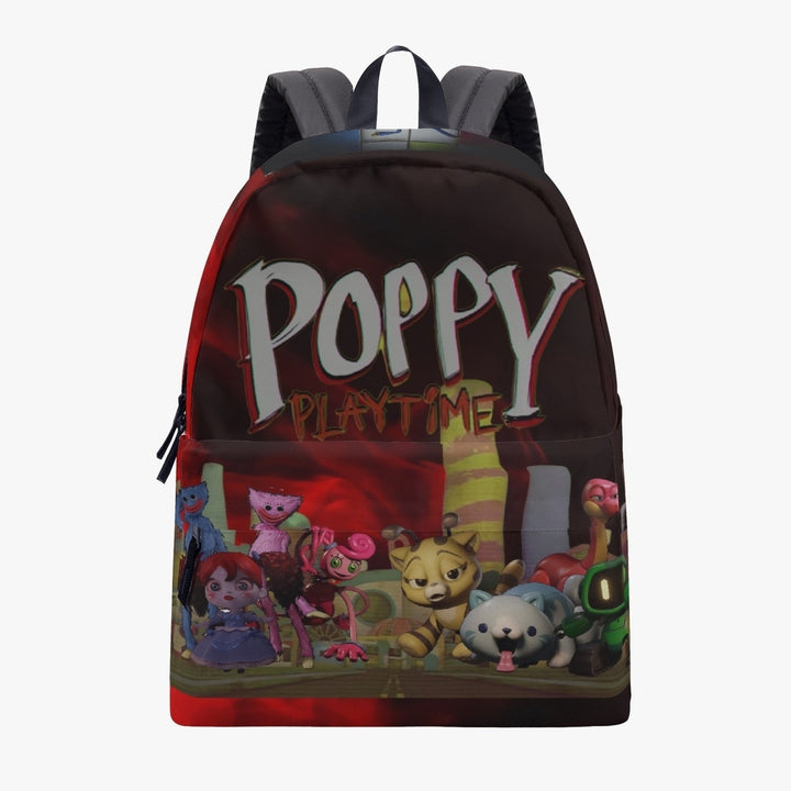 Huggy Wuggy Poppy Playtime Canvas Backpack Unisex fine Polyester Image 4