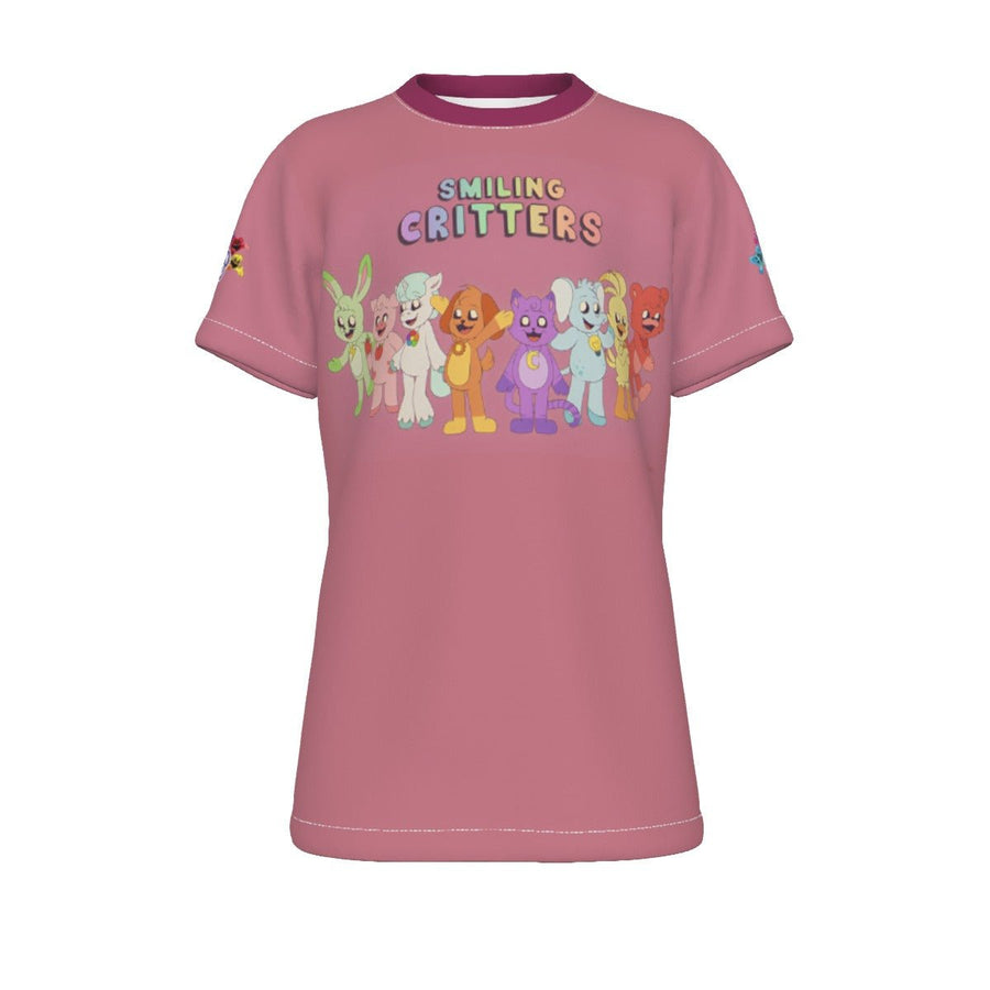 Kids 1980s Smiling Critters Inspired T-Shirt Image 1