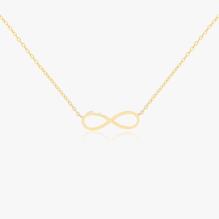 925 Sterling Silver Infinity Necklace with Gift Box Unique Design Layering Option Image 1