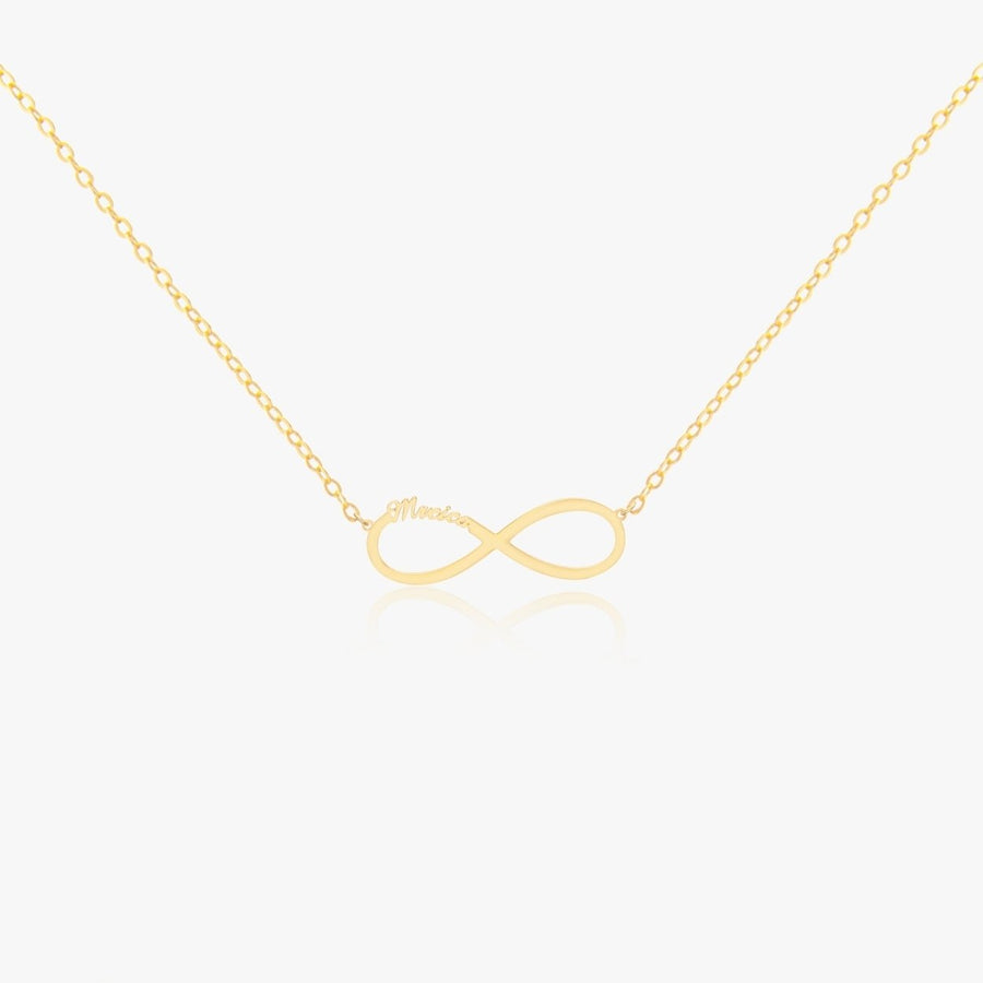 925 Sterling Silver Infinity Necklace with Gift Box Unique Design Layering Option Image 1