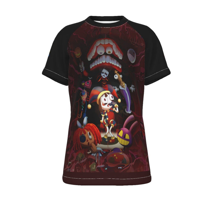 Kids Amazing Digital Circus T-Shirt - Black Image 1