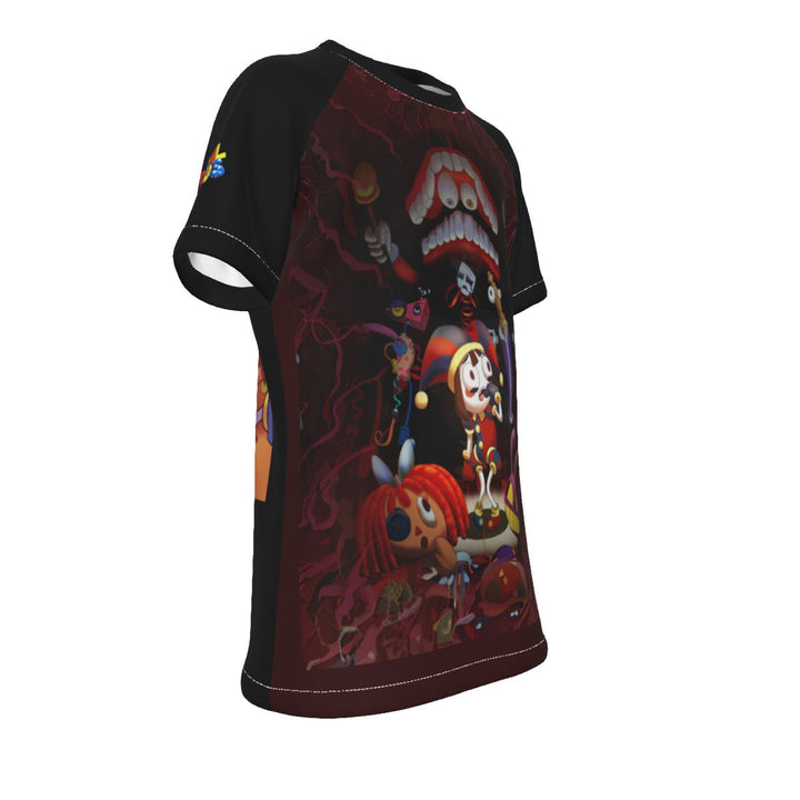 Kids Amazing Digital Circus T-Shirt - Black Image 3