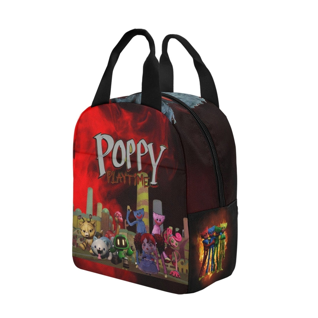 Huggy Wuggy Insulated Lunch Carrier Poppy Playtime Water-Resistant 100% Polyester Image 4