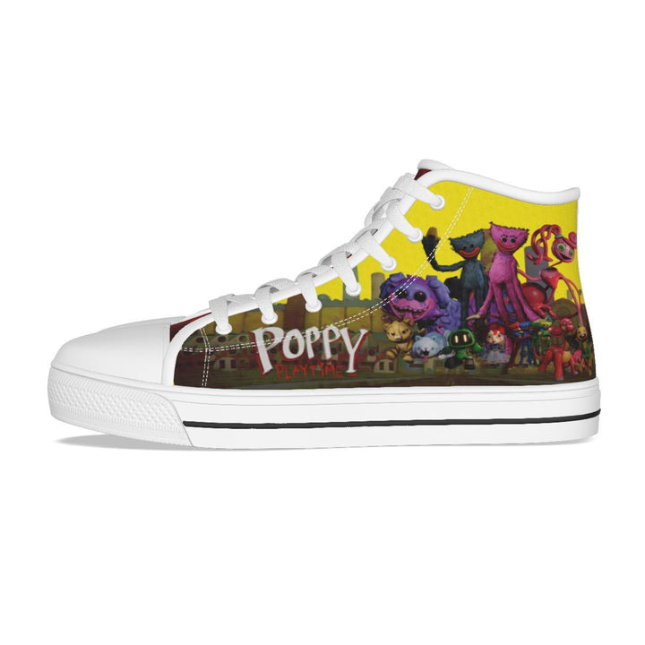 Kids Huggy Wuggy Poppy Playtime Canvas Shoes Image 4