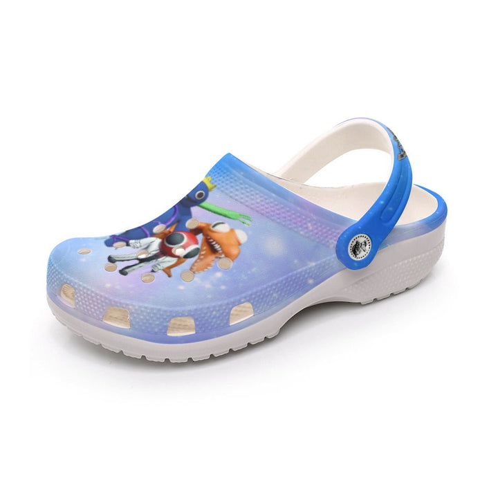 Adult Rainbow Friends Clogs Sandals Image 2