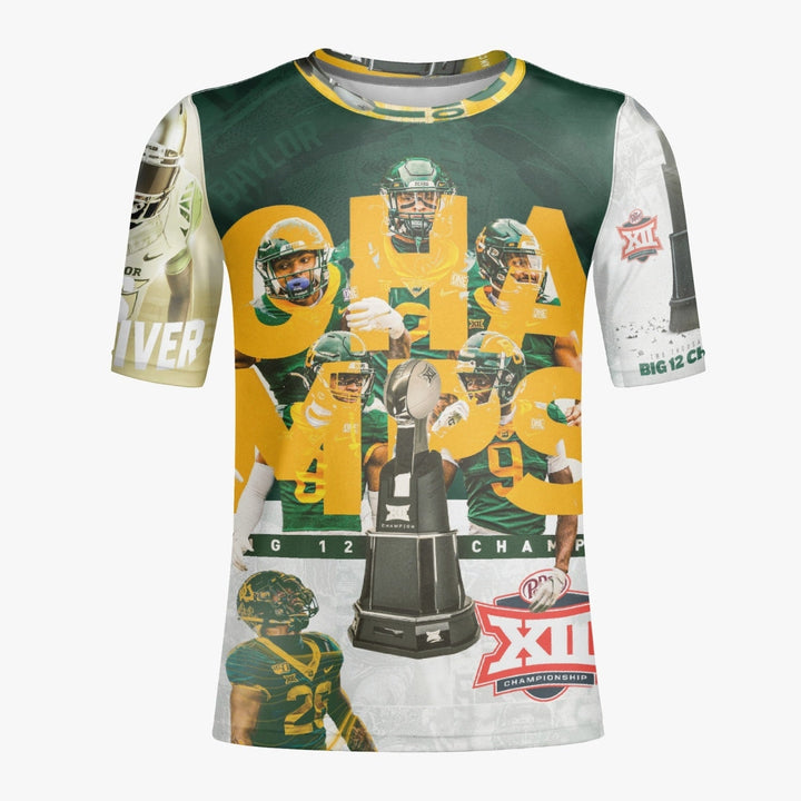 Baylor Big 12 Championship Shirt Classic Fit Polyester Spandex All-Over Print Image 3