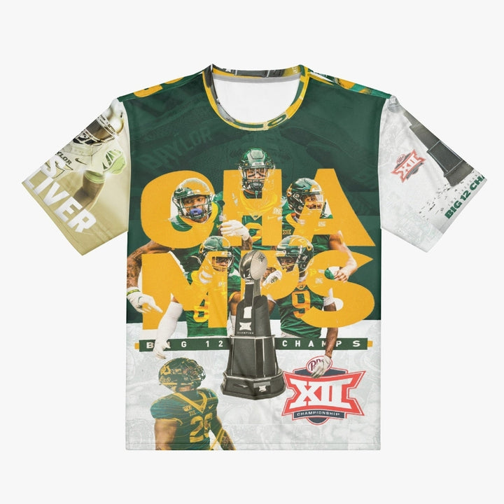 Baylor Big 12 Championship Shirt Classic Fit Polyester Spandex All-Over Print Image 4