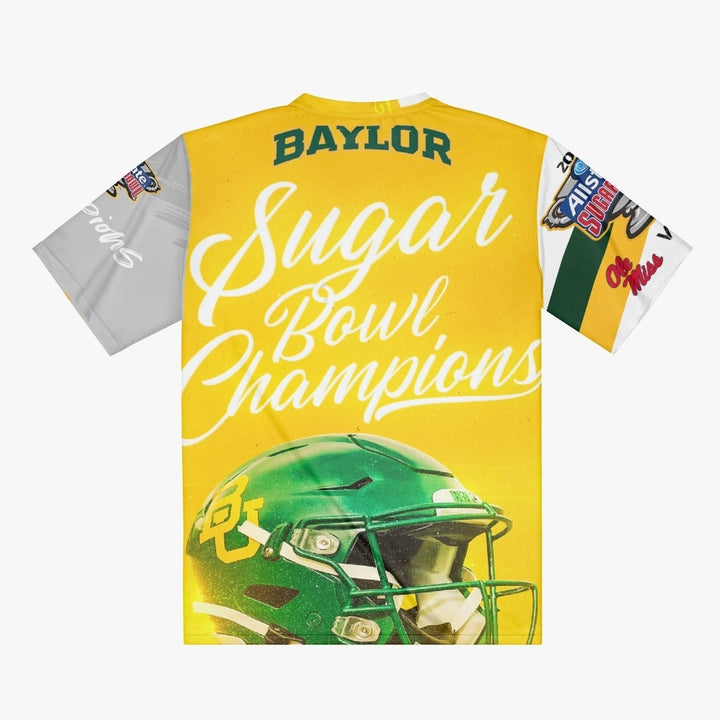 Baylor Sugar Champions Bowl Shirt Classic Fit Polyester Spandex Size Up Image 6