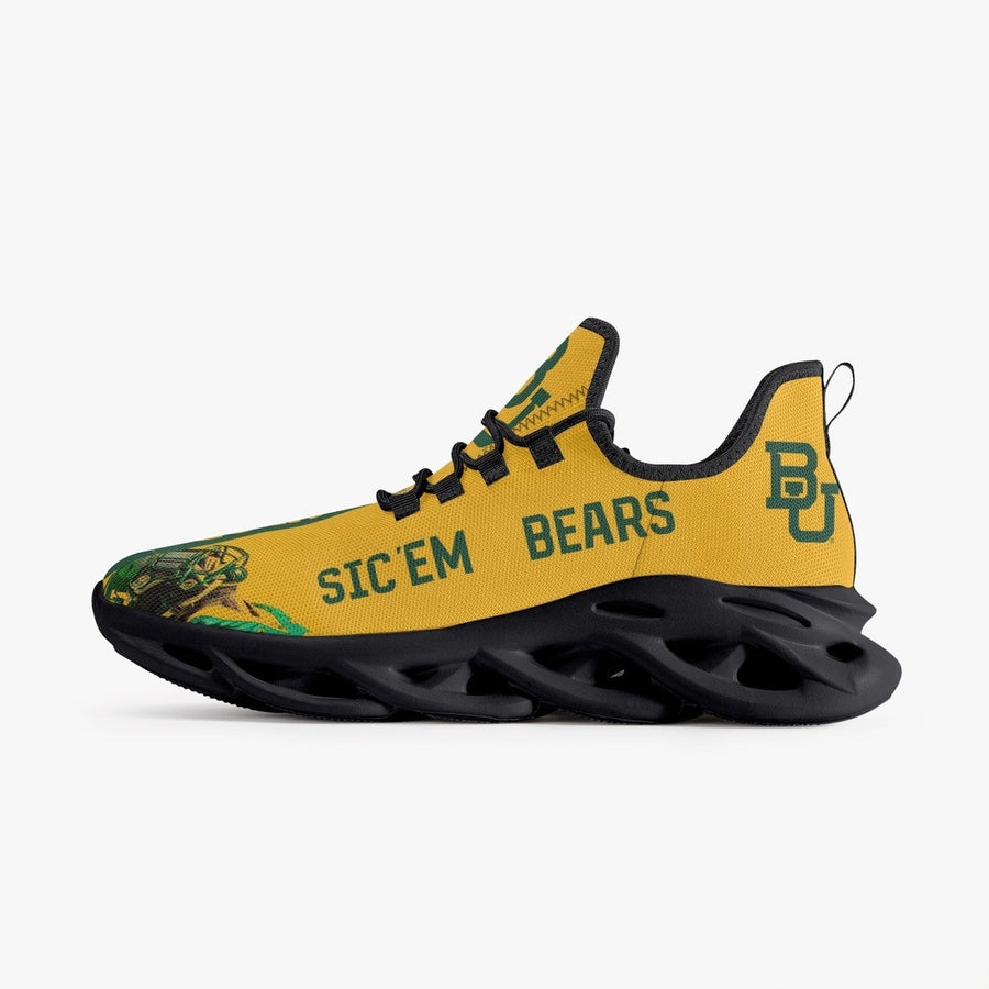 Baylor SIC EM Bears Shoes Unisex Lightweight Lace-up Athletic Sneakers Size 5-14 Image 1