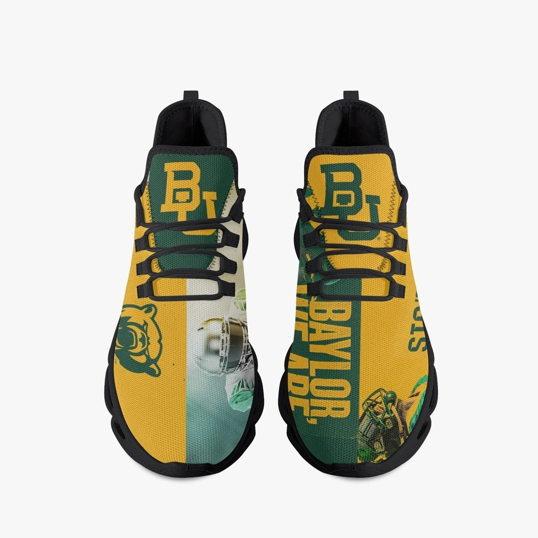 Baylor SIC EM Bears Shoes Unisex Lightweight Lace-up Athletic Sneakers Size 5-14 Image 4