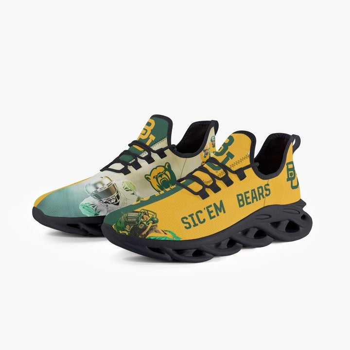 Baylor SIC EM Bears Shoes Unisex Lightweight Lace-up Athletic Sneakers Size 5-14 Image 1